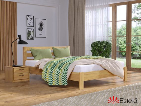 Деревянная кровать Рената Люкс цвет бук