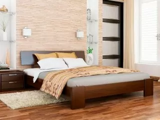 Деревянная кровать Титан цвет тёмный орех
