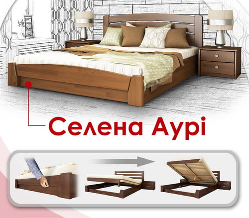 Інструкція зі складання ліжка з підйомним механізмом Селена Аурі 2 - Меблі Віка