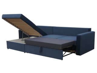 Угловой диван Титан - ниша для белья